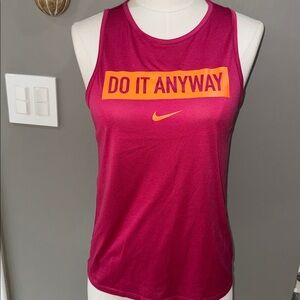 Women's Nike Pink & Orange Athletic Top